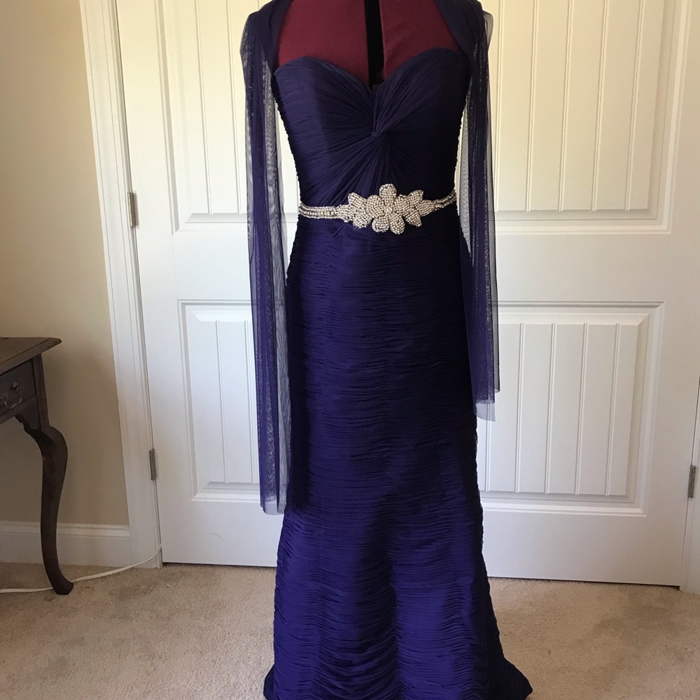 Jovani Evening gown with matching shawl
